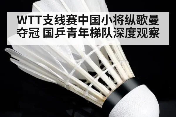 WTT支线赛中国小将纵歌曼夺冠 国乒青年梯队深度观察